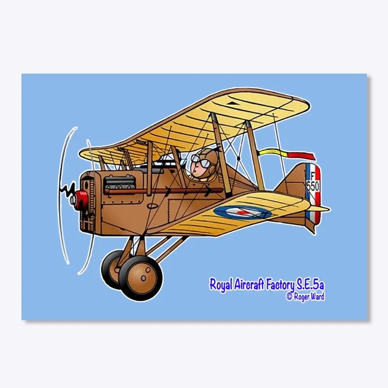 RAF S.E.5a Cartoon